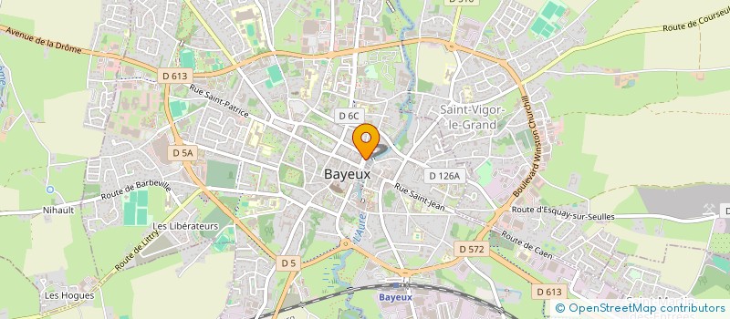 localisation de l'entreprise L OLIVERADE à BAYEUX