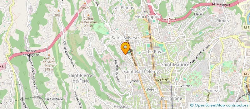 localisation de l'entreprise L'OLIVERAIE à NICE