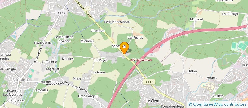 localisation de l'entreprise L'OLIVERAIE à SAINT-VINCENT-DE-TYROSSE