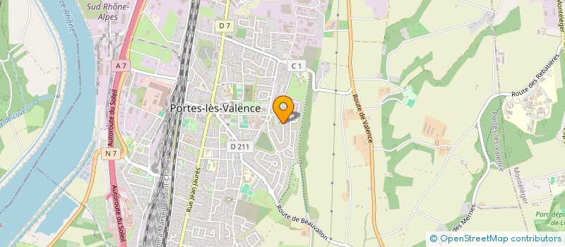 localisation de l'entreprise L'OLIVERAIE  PORTES-LES-VALENCE