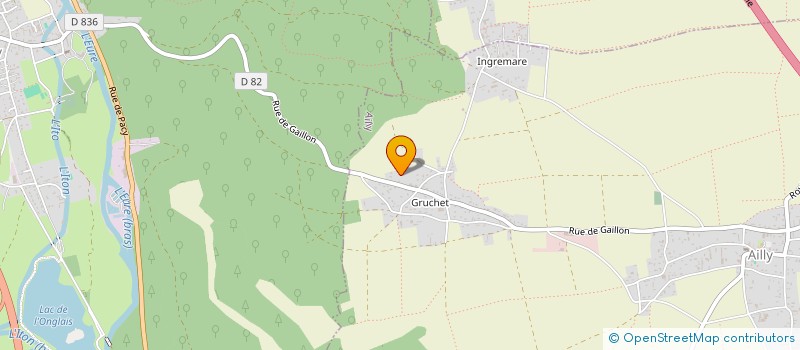 localisation de l'entreprise L'OLIVERAIE  AILLY