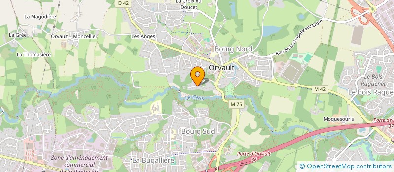 localisation de l'entreprise L'OLIVERAIE à ORVAULT
