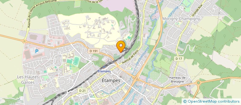 localisation de l'entreprise L'OLIVERAIE  ETAMPES