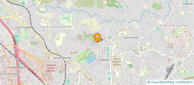 localisation de l'entreprise L'OLIVERAIE CONSTRUCTION  MARSEILLE