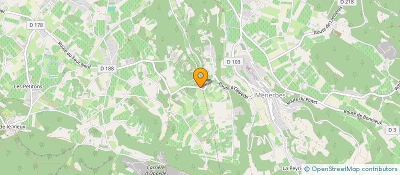 localisation de l'entreprise L'OLIVERAIE DE GERGOUVEN  OPPEDE