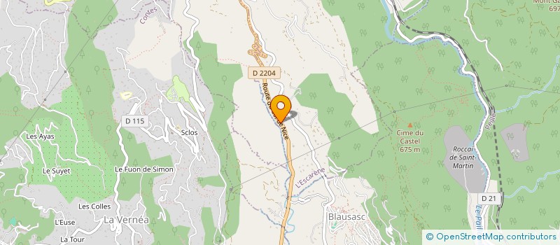 localisation de l'entreprise L'OLIVERAIE DE L'ESCARENE  L'ESCARENE