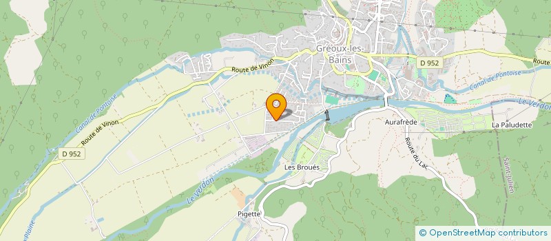 localisation de l'entreprise L'OLIVERAIE DE LEA  GREOUX-LES-BAINS