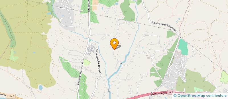 localisation de l'entreprise L'OLIVERAIE DU BLAVET  ROQUEBRUNE-SUR-ARGENS