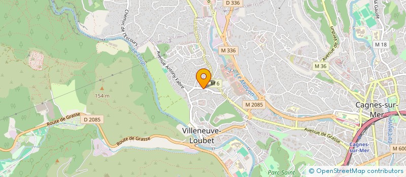 localisation de l'entreprise L'OLIVERAIE DU MIDI à VILLENEUVE-LOUBET