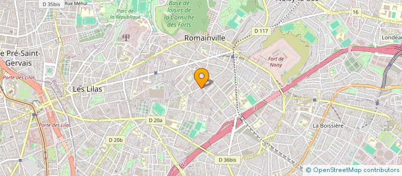 localisation de l'entreprise L'OLIVERAIE SARL à ROMAINVILLE