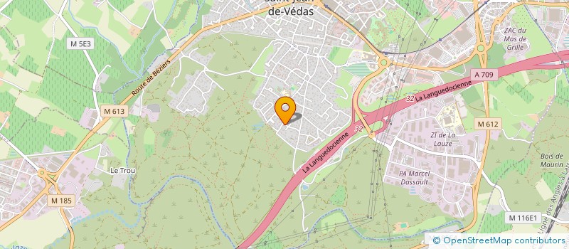 localisation de l'entreprise L'OLIVETTE  SAINT-JEAN-DE-VEDAS