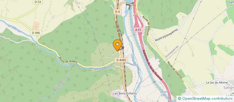 localisation de l'entreprise L'OLIVETTE à SISTERON
