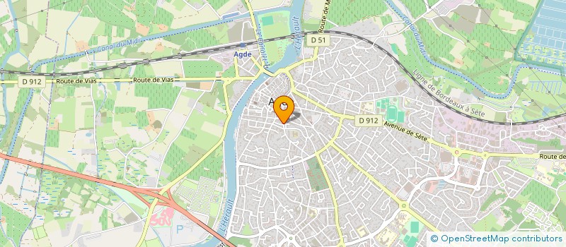 localisation de l'entreprise L'OLIVIER  AGDE