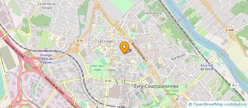localisation de l'entreprise L'OLIVIER  EVRY-COURCOURONNES