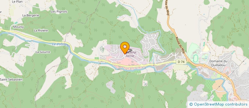 localisation de l'entreprise L'OLIVIER à SAINTE-MAXIME