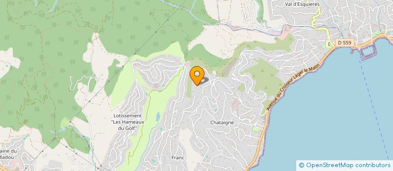 localisation de l'entreprise L'OLIVIER à SAINTE-MAXIME
