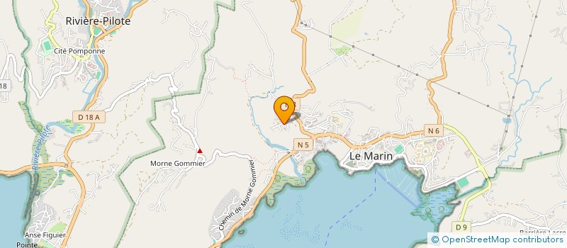 localisation de l'entreprise L'OLIVIER  LE MARIN