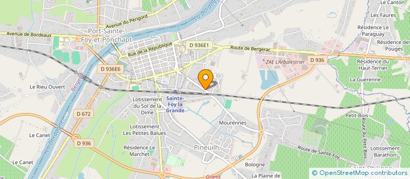 localisation de l'entreprise L'OLIVIER  PINEUILH