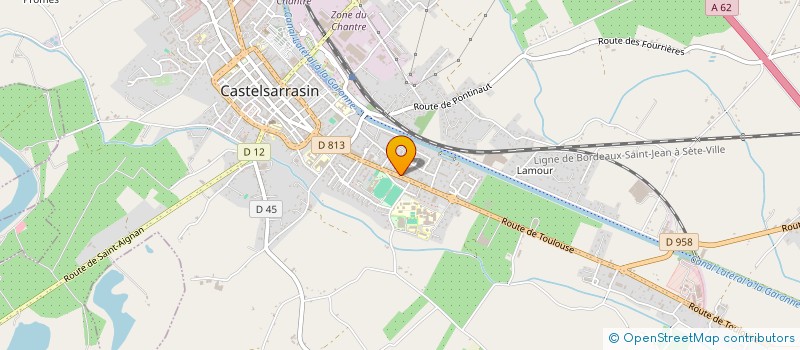 localisation de l'entreprise L'OLIVIER  CASTELSARRASIN