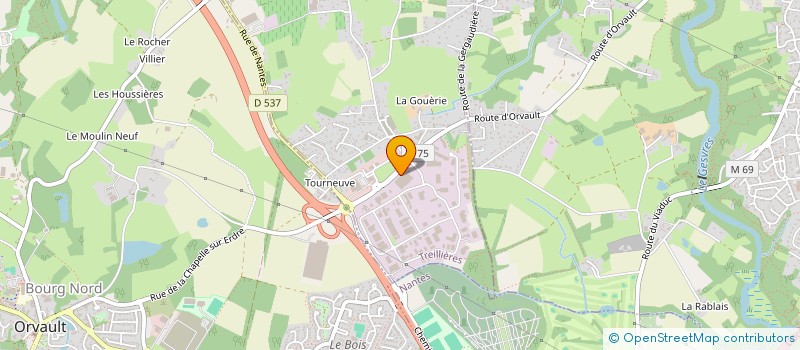 localisation de l'entreprise L'OLIVIER à TREILLIERES
