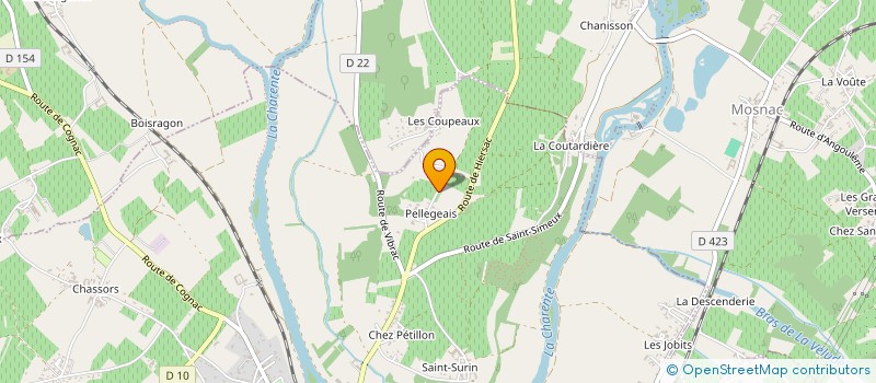 localisation de l'entreprise L'OLIVIER à CHATEAUNEUF-SUR-CHARENTE