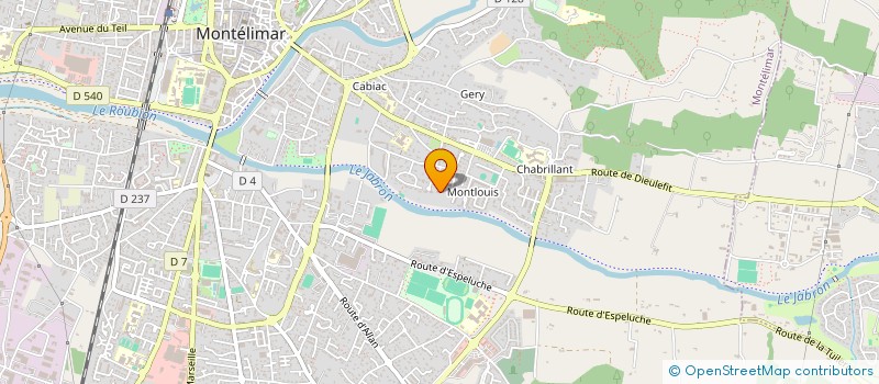 localisation de l'entreprise L OLIVIER à MONTELIMAR