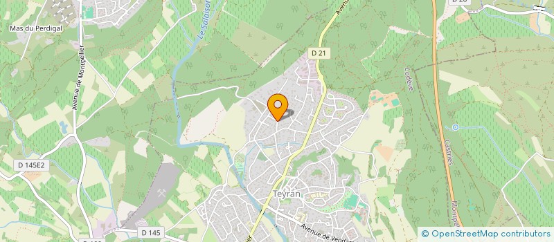 localisation de l'entreprise L OLIVIER  TEYRAN