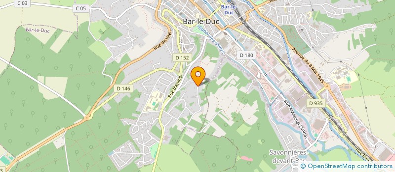 localisation de l'entreprise L'OLIVIER à BAR-LE-DUC