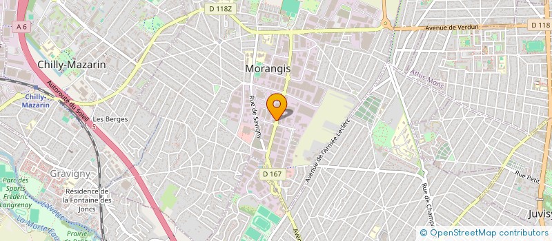 localisation de l'entreprise L'OLIVIER  MORANGIS