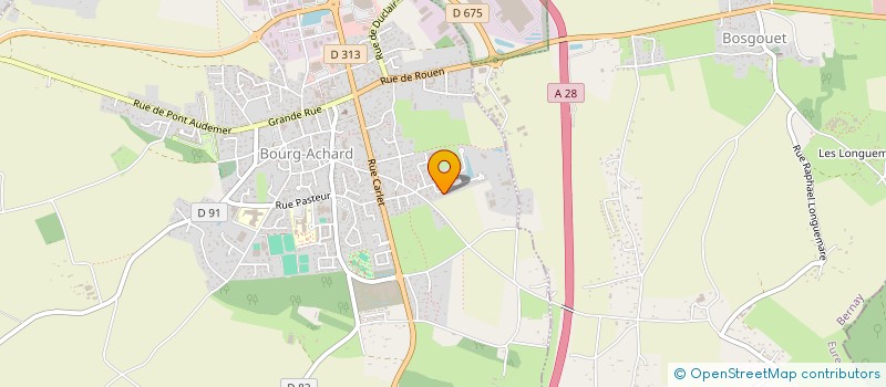 localisation de l'entreprise L'OLIVIER  BOURG-ACHARD