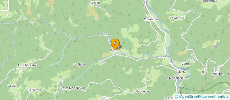 localisation de l'entreprise L'OLIVIER  SAINT-JEURE-D ANDAURE