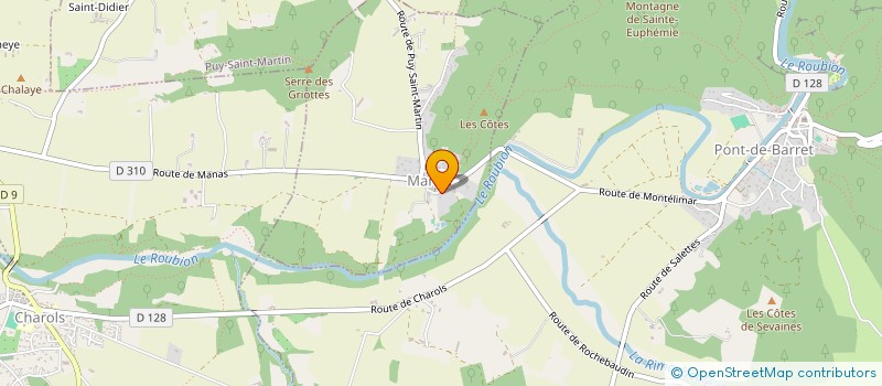 localisation de l'entreprise L'OLIVIER  MANAS