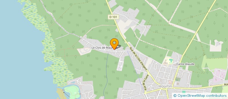 localisation de l'entreprise L'OLIVIER  HOURTIN