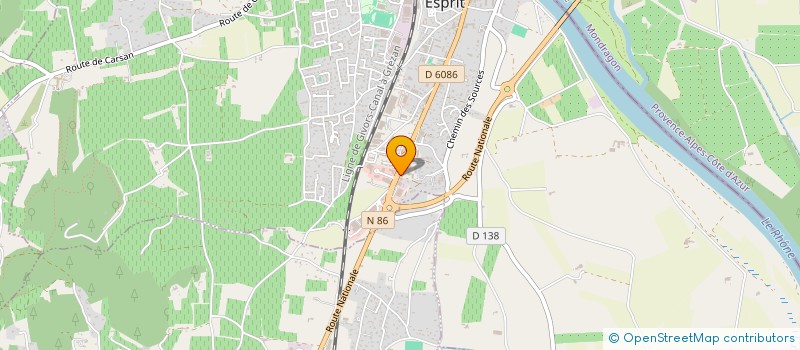 localisation de l'entreprise L'OLIVIER  PONT-SAINT-ESPRIT