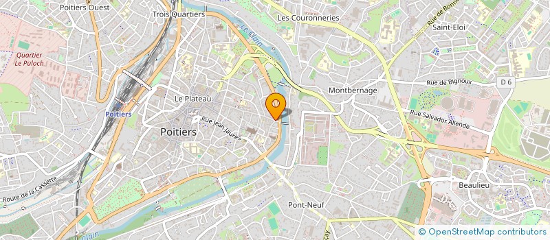 localisation de l'entreprise L'OLIVIER à POITIERS