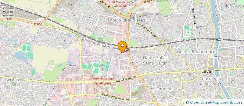 localisation de l'entreprise L'OLIVIER à LAVAL