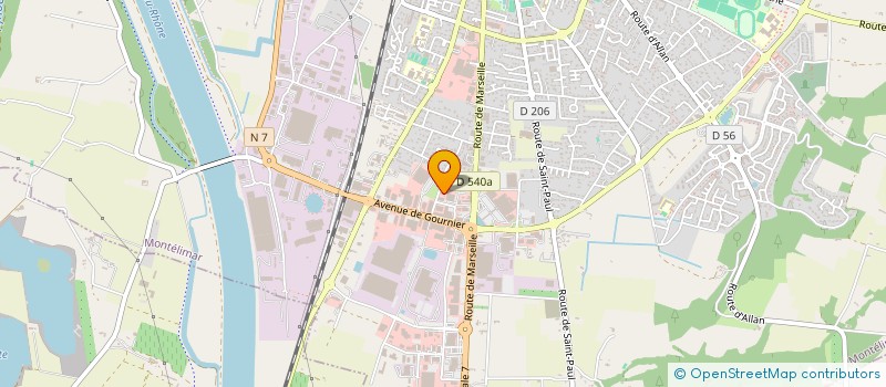 localisation de l'entreprise L'OLIVIER à MONTELIMAR