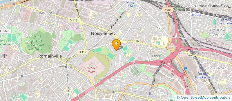 localisation de l'entreprise L'OLIVIER 93 à NOISY-LE-SEC