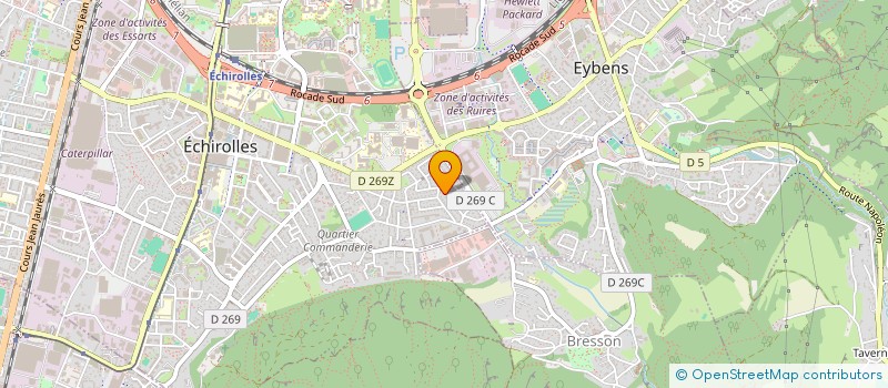 localisation de l'entreprise L'OLIVIER  ECHIROLLES