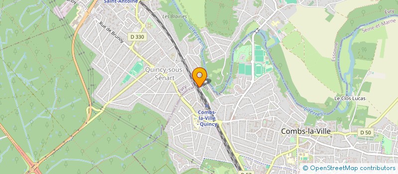 localisation de l'entreprise L'OLIVIER BLEU  COMBS-LA-VILLE