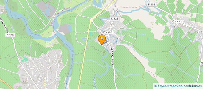 localisation de l'entreprise L'OLIVIER CLERMONTAIS  POUZOLS