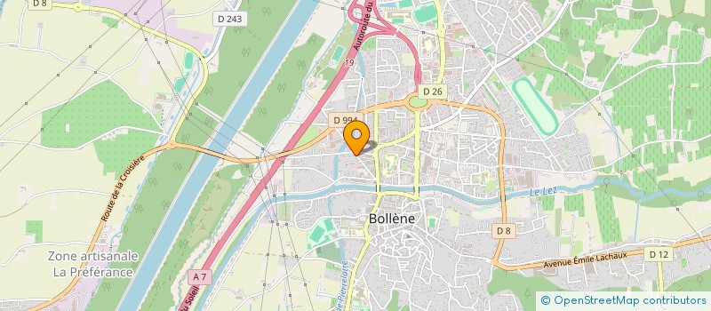 localisation de l'entreprise L'OLIVIER CM  BOLLENE