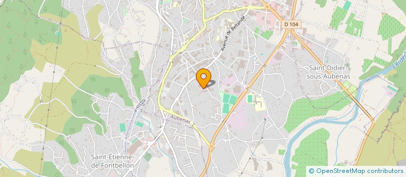 localisation de l'entreprise L'OLIVIER D'ERIKA à AUBENAS