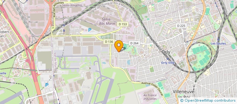 localisation de l'entreprise L'OLIVIER D'ORLY  ORLY