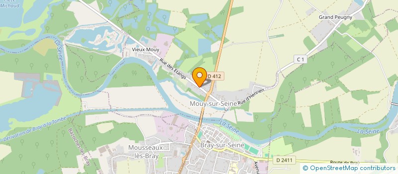 localisation de l'entreprise L'OLIVIER DE SAINT MAMES  MOUY-SUR-SEINE