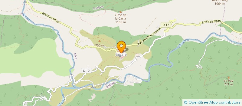 localisation de l'entreprise L'OLIVIER DE SIGALE  SIGALE