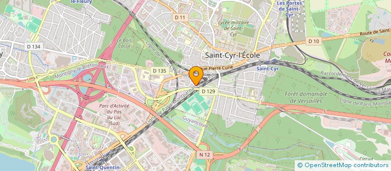 localisation de l'entreprise L'OLIVIER DU LIBAN à SAINT-CYR-L'ECOLE