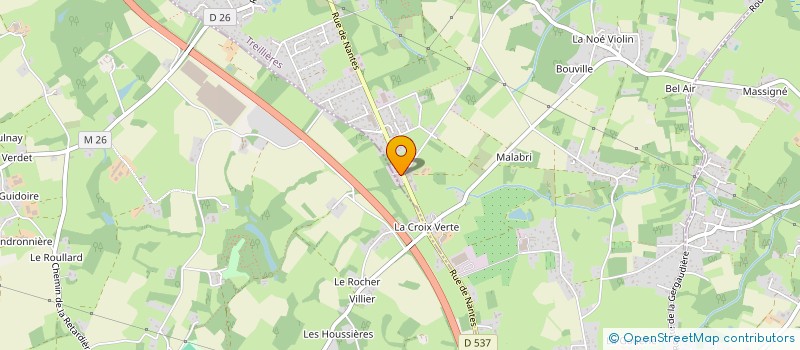 localisation de l'entreprise L'OLIVIER NANTAIS à TREILLIERES