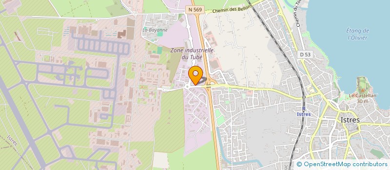 localisation de l'entreprise L'OLYMPE  ISTRES