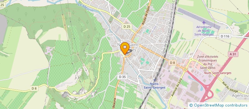 localisation de l'entreprise L'OLYMPE à NUITS-SAINT-GEORGES